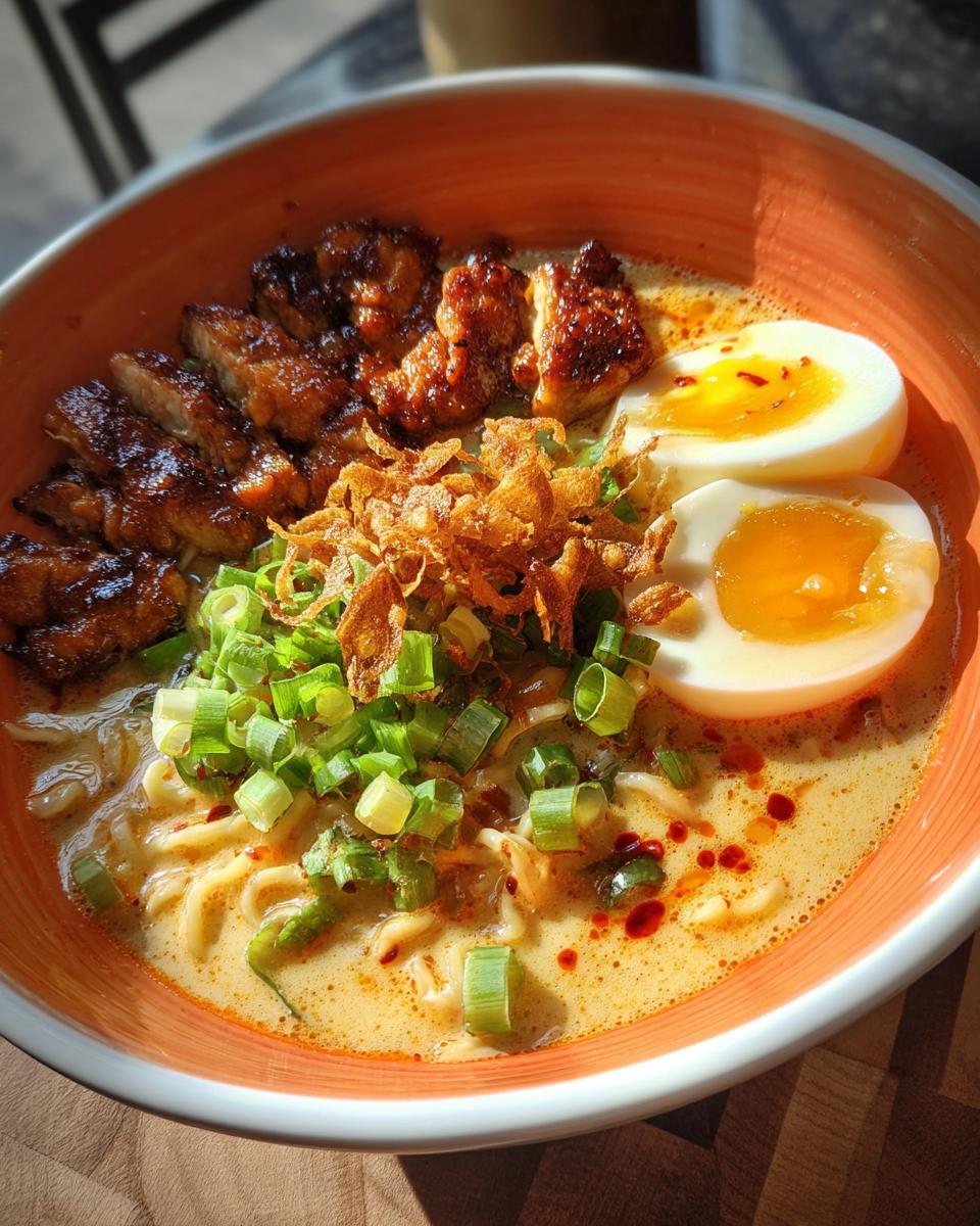 Creamy Garlic Chicken Ramen - Other 3