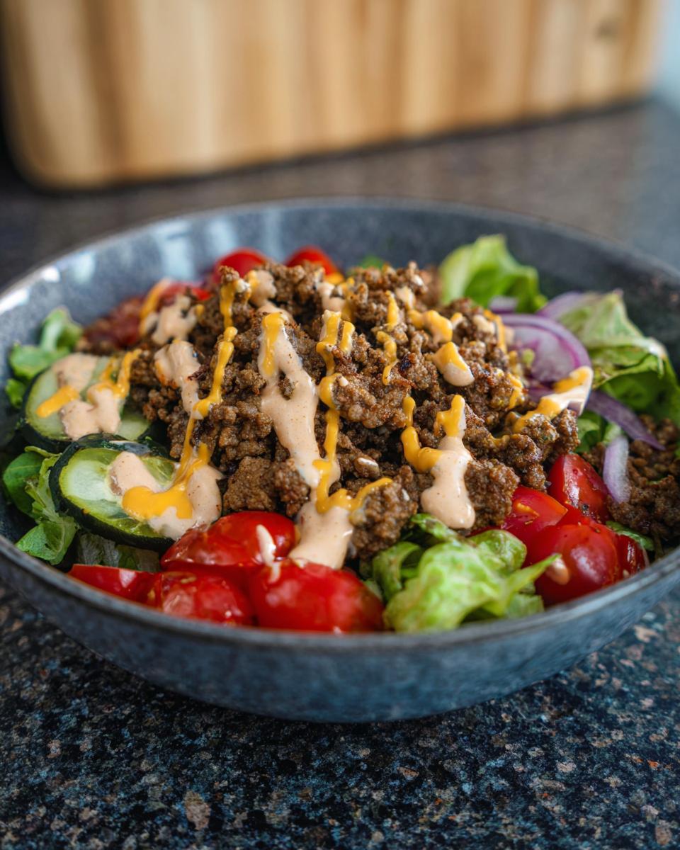 High-Protein Cheeseburger Bowls Recipe - Other 3
