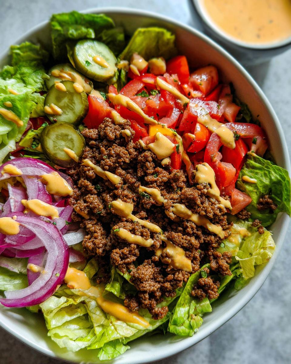 High-Protein Cheeseburger Bowls Recipe - Other 3