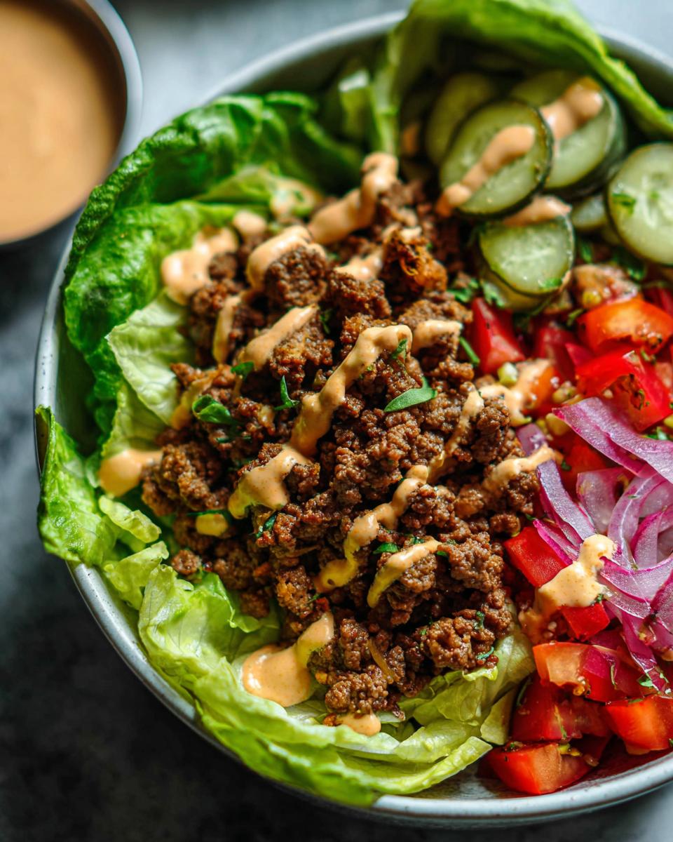 High-Protein Cheeseburger Bowls Recipe - Other 4
