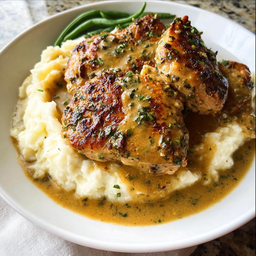 Irresistible Garlic Herb Chicken with Creamy Mashed Potatoes - Tasty