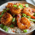 Irresistible Honey Garlic Shrimp Bowls - Featured