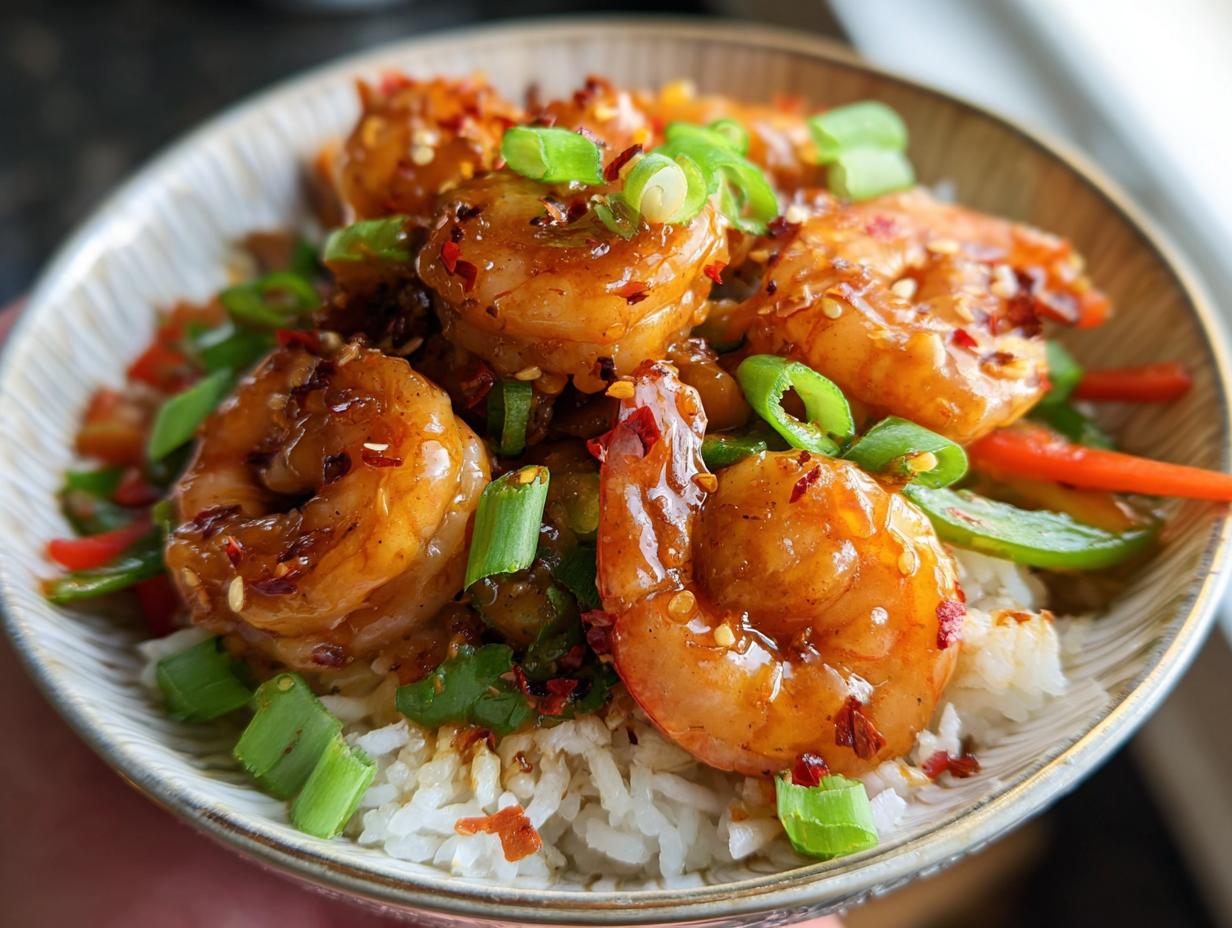 Irresistible Honey Garlic Shrimp Bowls - Featured