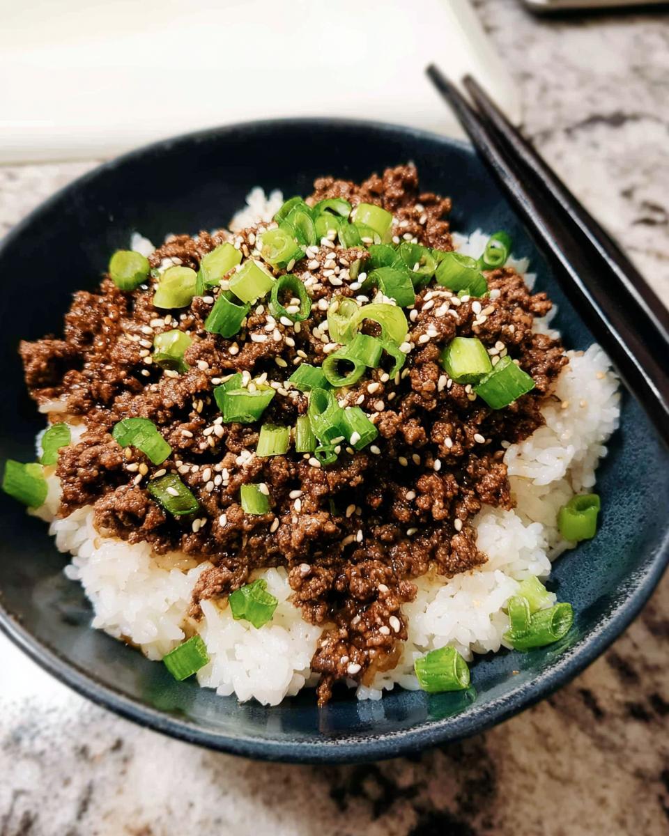 Korean Ground Beef Bowl - Other 3