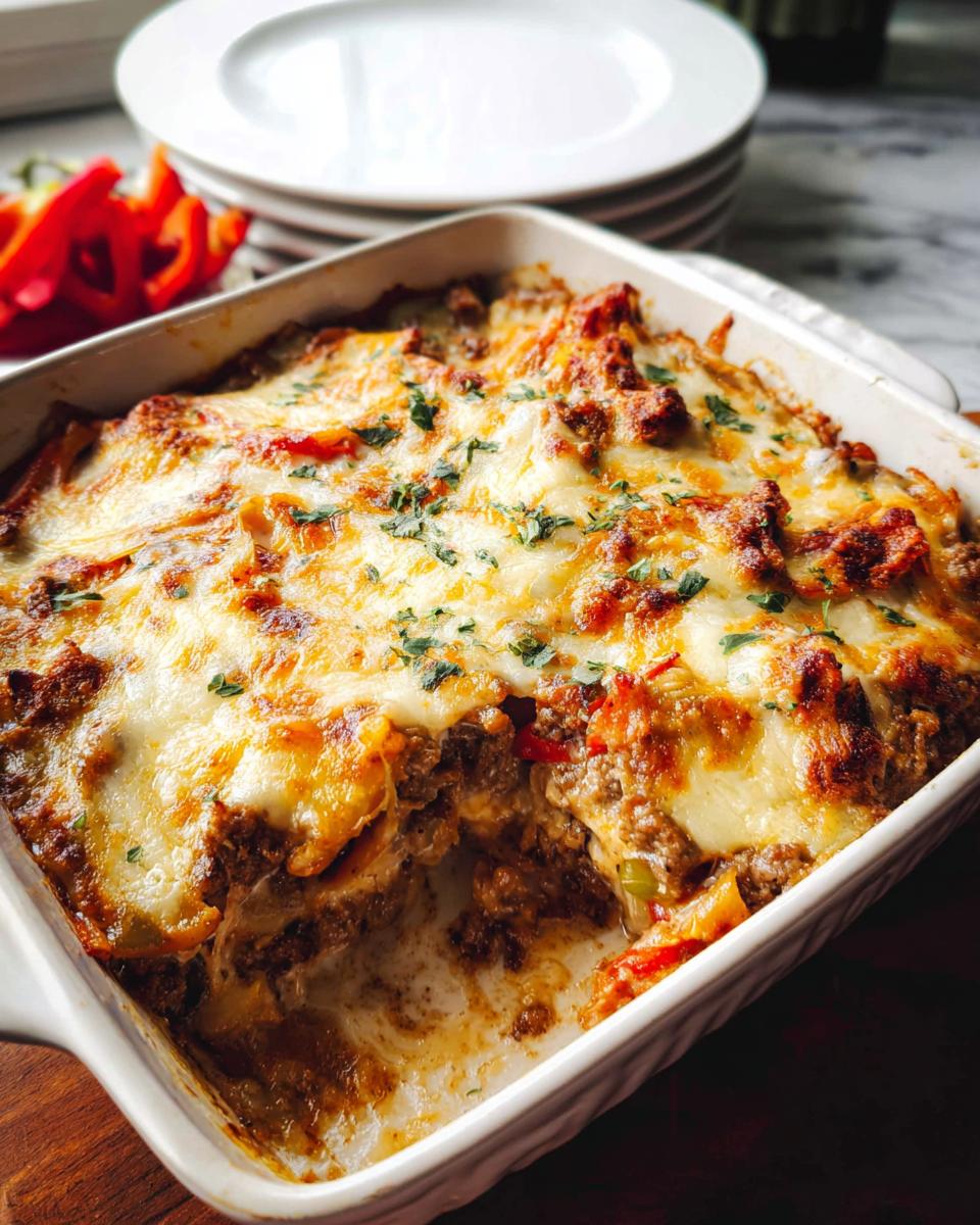 Low Carb Philly Cheesesteak Casserole - Other 1