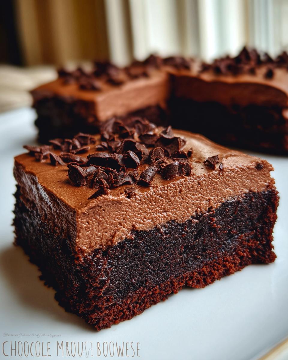 Chocolate Mousse Brownies - Other 2