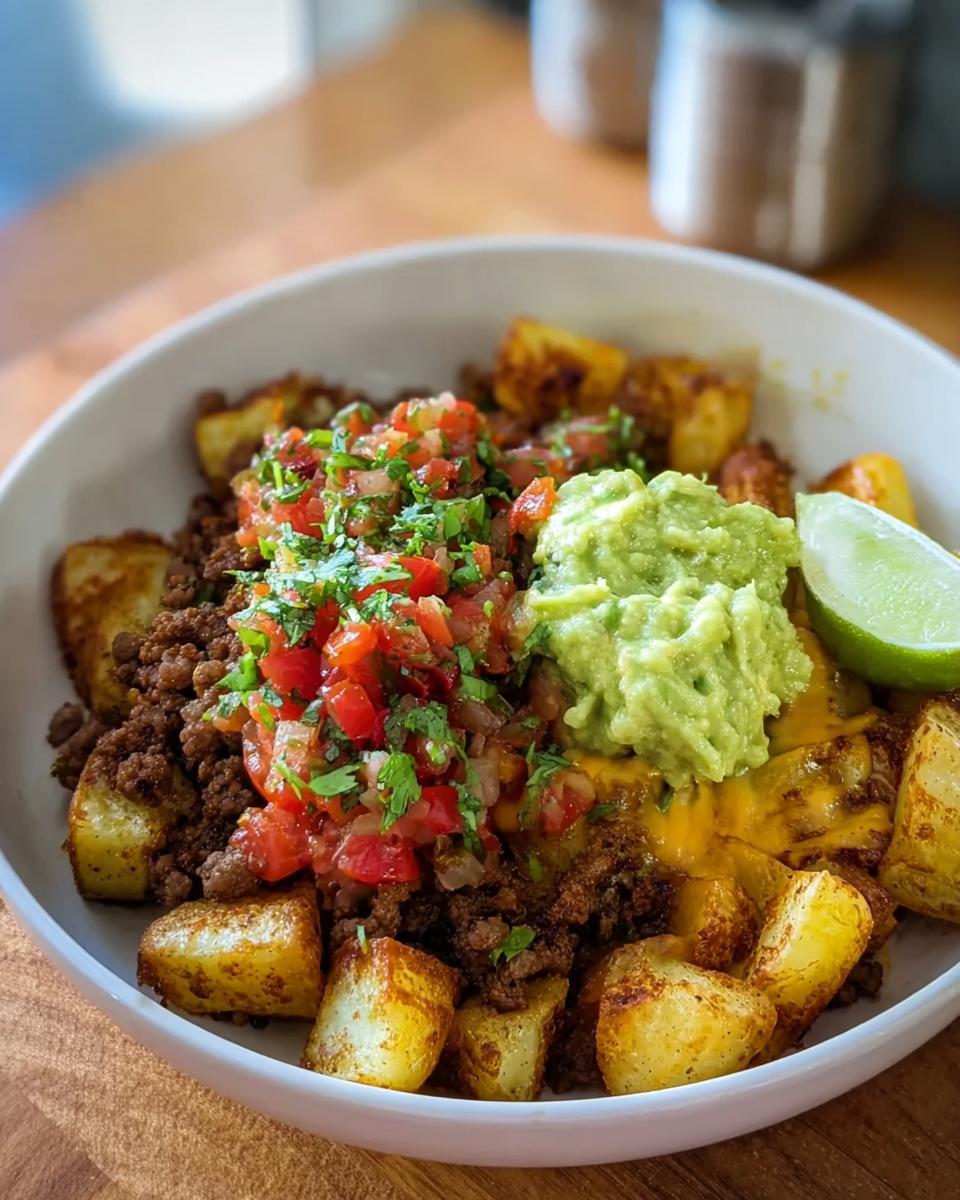 Schnelle Kartoffel Taco Bowl Meal Prep - Other 4